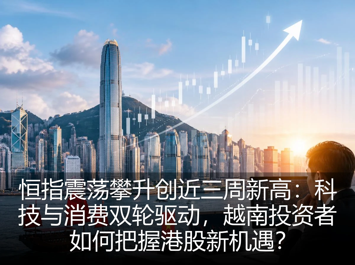 恒指震荡攀升创近三周新高：科技与消费双轮驱动，越南投资者如何把握港股新机遇？